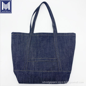 Ladies Vintage Denim Cloth Shoulder Tote Hand Bag